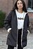 SVETLANA manteau réversible noir SVETLANA manteau réversible noir