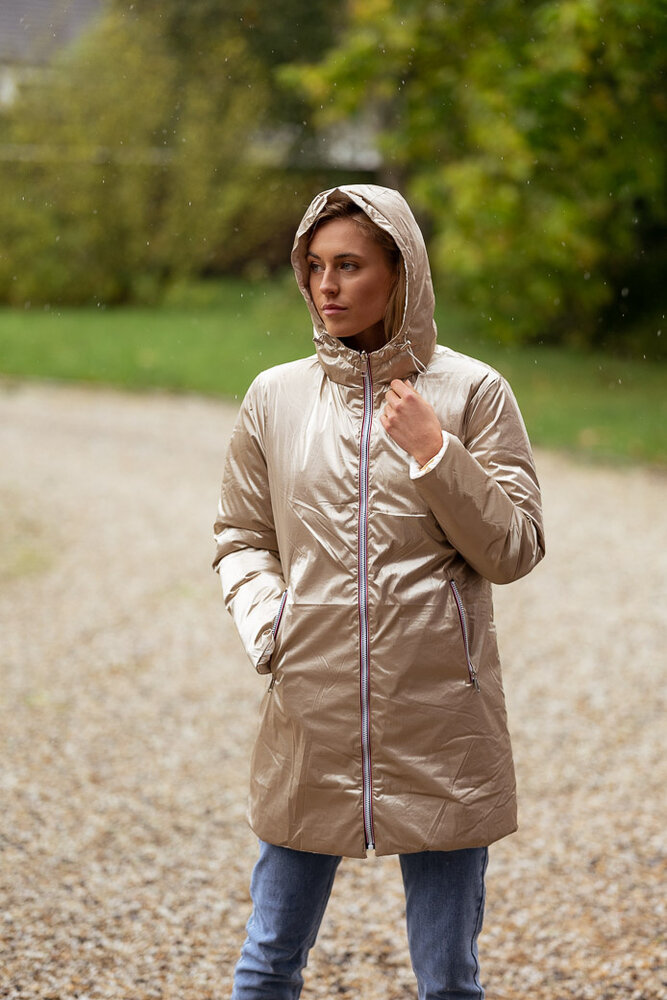 SVETLANA manteau réversible doré SVETLANA manteau réversible doré