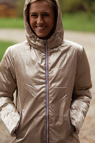 SVETLANA manteau réversible doré SVETLANA manteau réversible doré