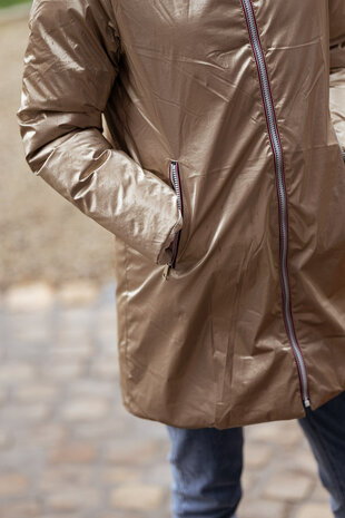 SVETLANA manteau réversible doré SVETLANA manteau réversible doré
