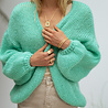 MALIKA gilet turquoise MALIKA gilet turquoise