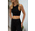 TANA crop top noir