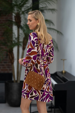 EMESE robe violette EMESE robe violette