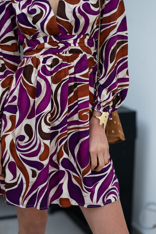 EMESE robe violette EMESE robe violette