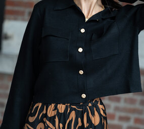 JANKA gilet noir
