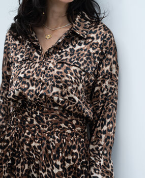 LUZO chemise léopard
