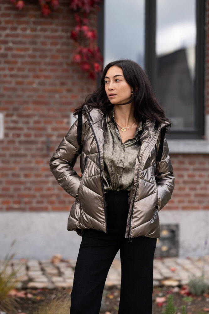 PAULA doudoune bronze