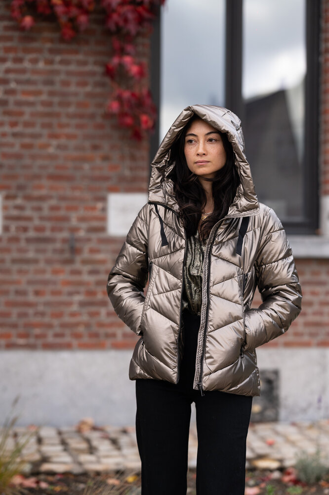 PAULA doudoune bronze