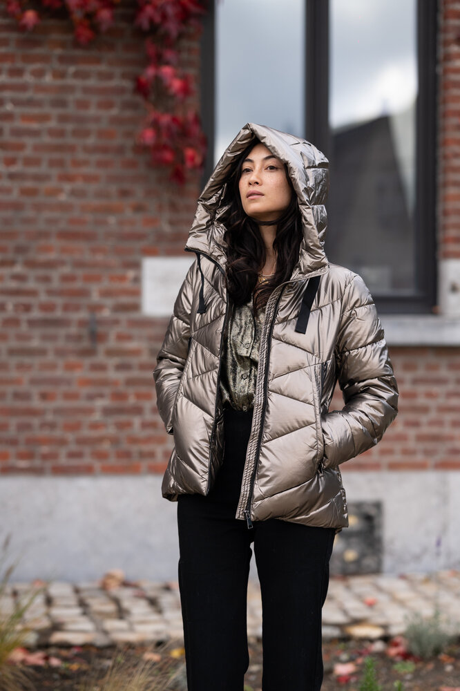 PAULA doudoune bronze