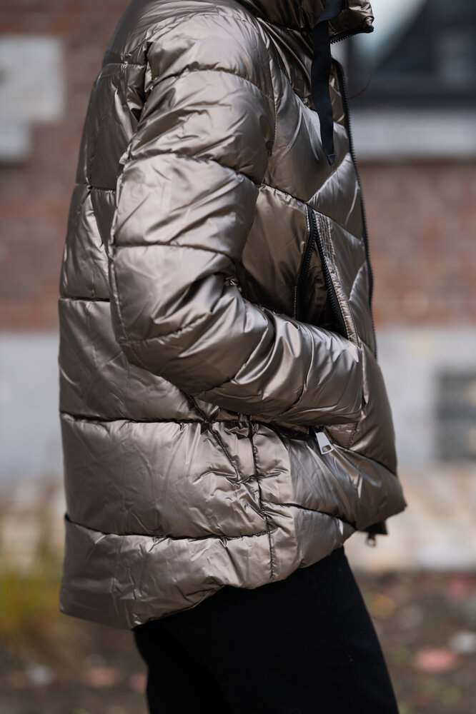 PAULA doudoune bronze