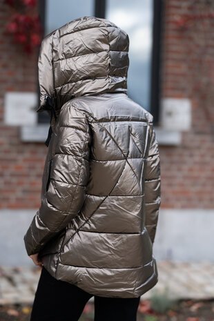 PAULA doudoune bronze