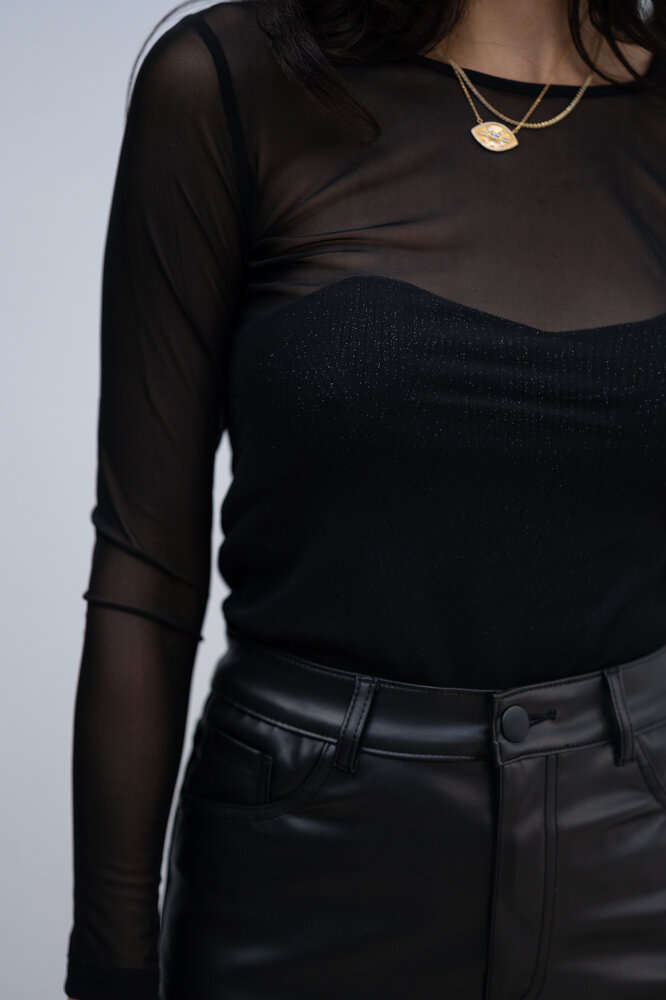 LOPEZ top bustier anthracite