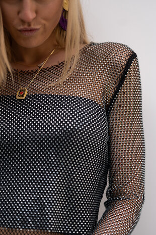 LOPEZ top bustier anthracite