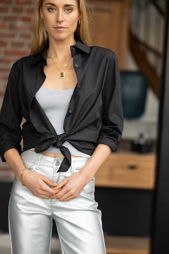 LOPEZ top bustier argent