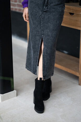 ALISON jupe denim noir ALISON jupe denim noir