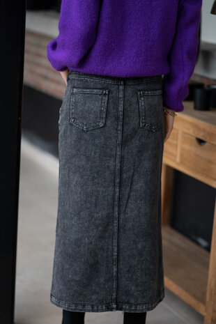 ALISON jupe denim noir ALISON jupe denim noir