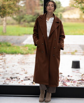 ESMERALDA manteau marron