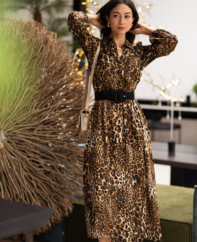 SUZANNE robe léopard