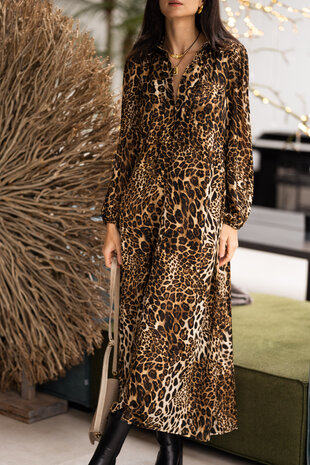 SUZANNE robe léopard SUZANNE robe léopard