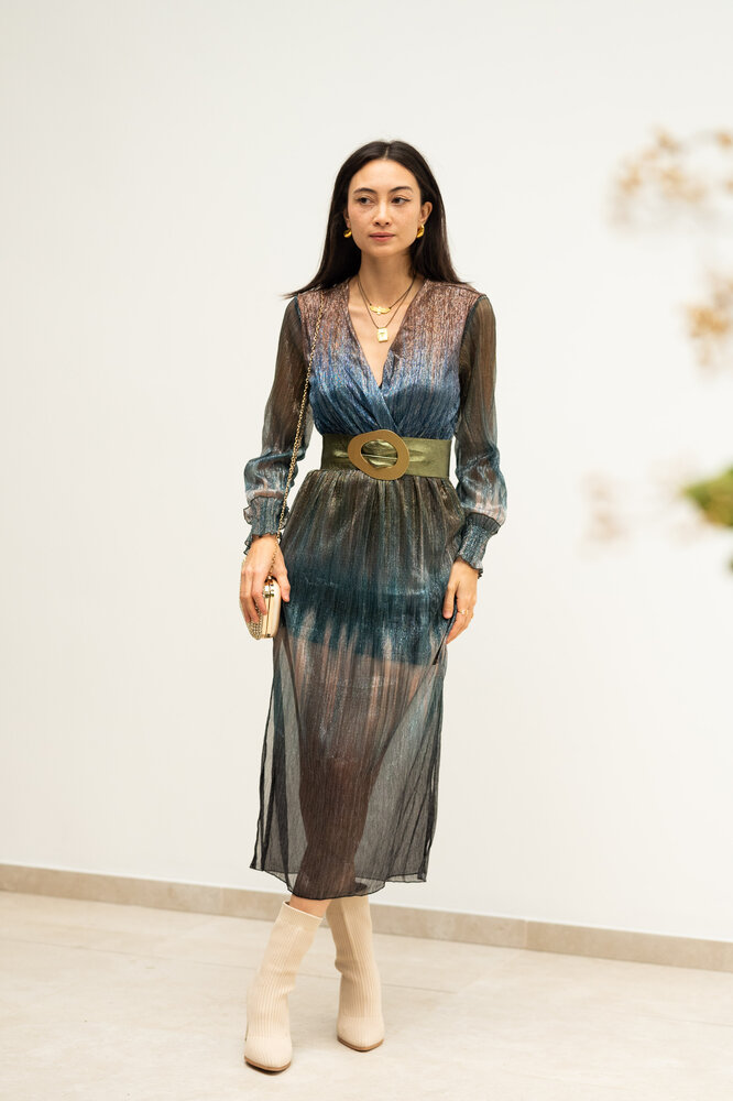 MARGUERITE robe kaki