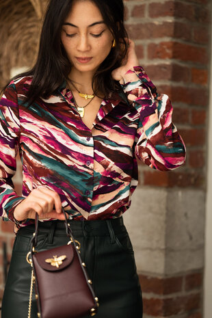 ISEULT chemisier prune