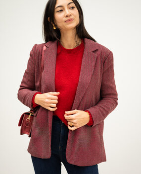 OXANA blazer rouge