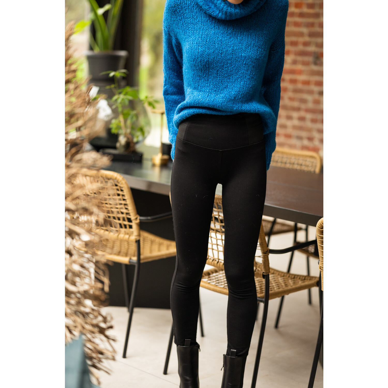 Legging Noir Neuf En Polyamide/élasthanne - Taille S/M - Pour Femme