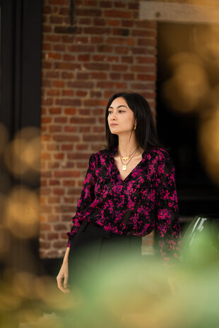 EDMEE chemisier fuchsia