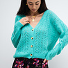 SASSARI gilet turquoise SASSARI gilet turquoise