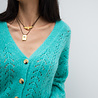 SASSARI gilet turquoise SASSARI gilet turquoise