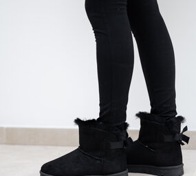 MARINA bottines fourrées noires
