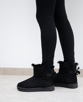 MARINA bottines fourrées noires