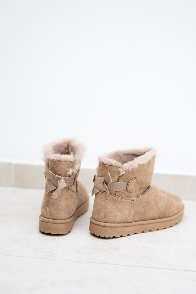 MARINA bottines fourrées taupe MARINA bottines fourrées taupe
