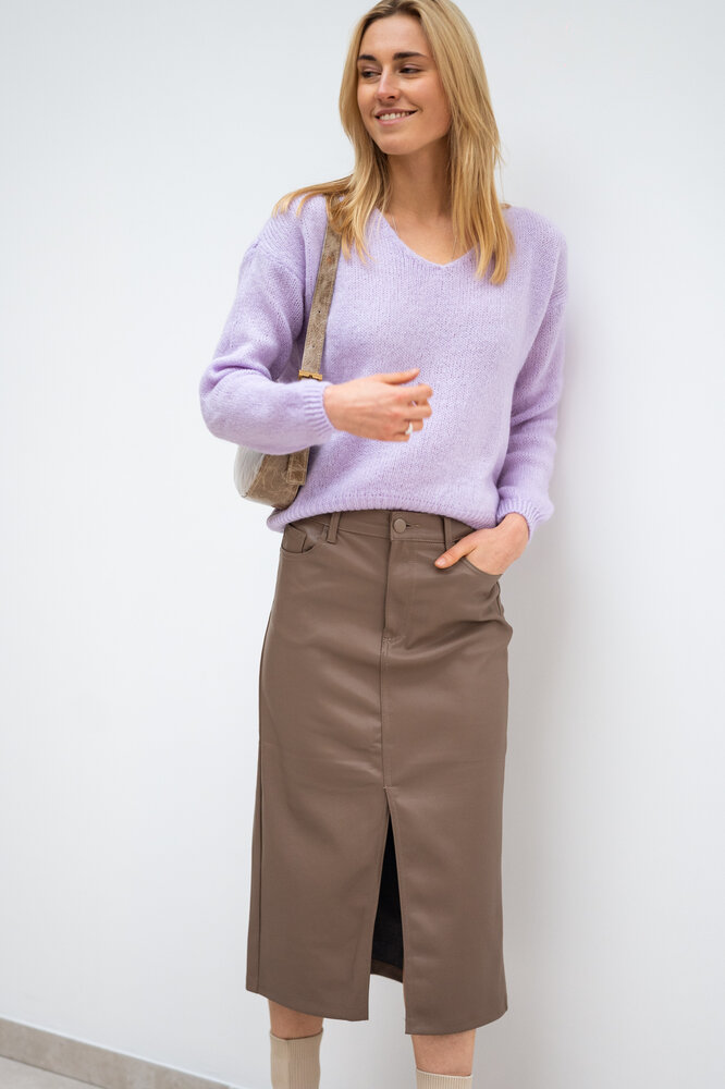 KYLE jupe taupe KYLE jupe taupe