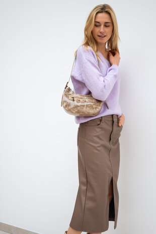 KYLE jupe taupe KYLE jupe taupe