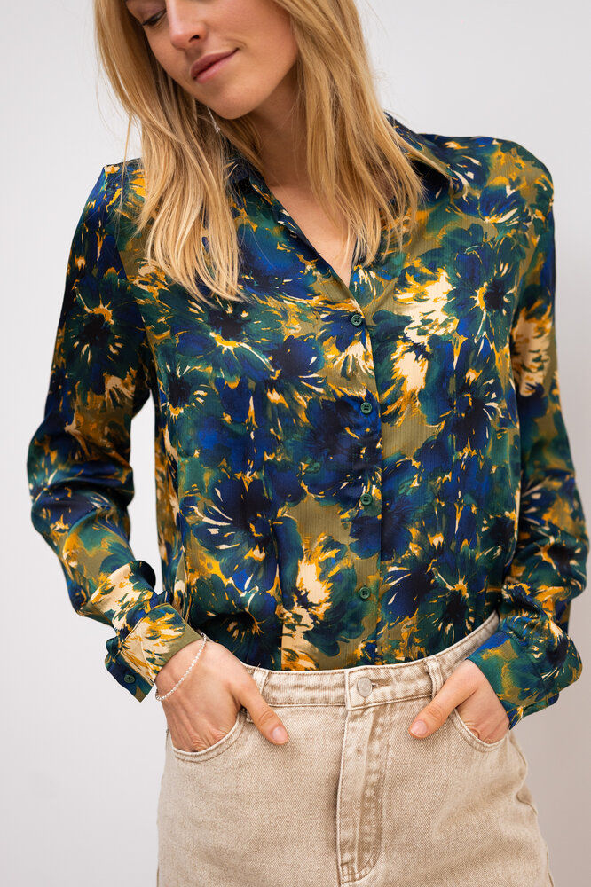 NELLIE chemisier bleu NELLIE chemisier bleu