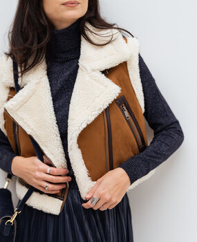 ROMY veste cognac ROMY veste cognac