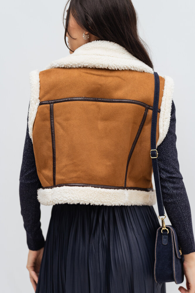 ROMY veste cognac ROMY veste cognac