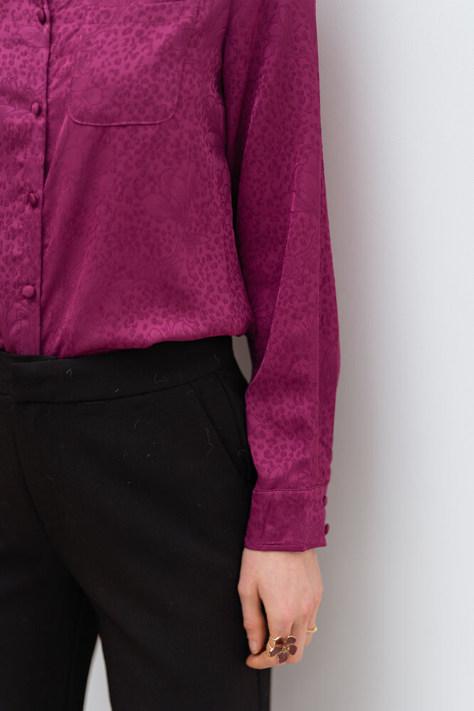 POLIA blouse violette