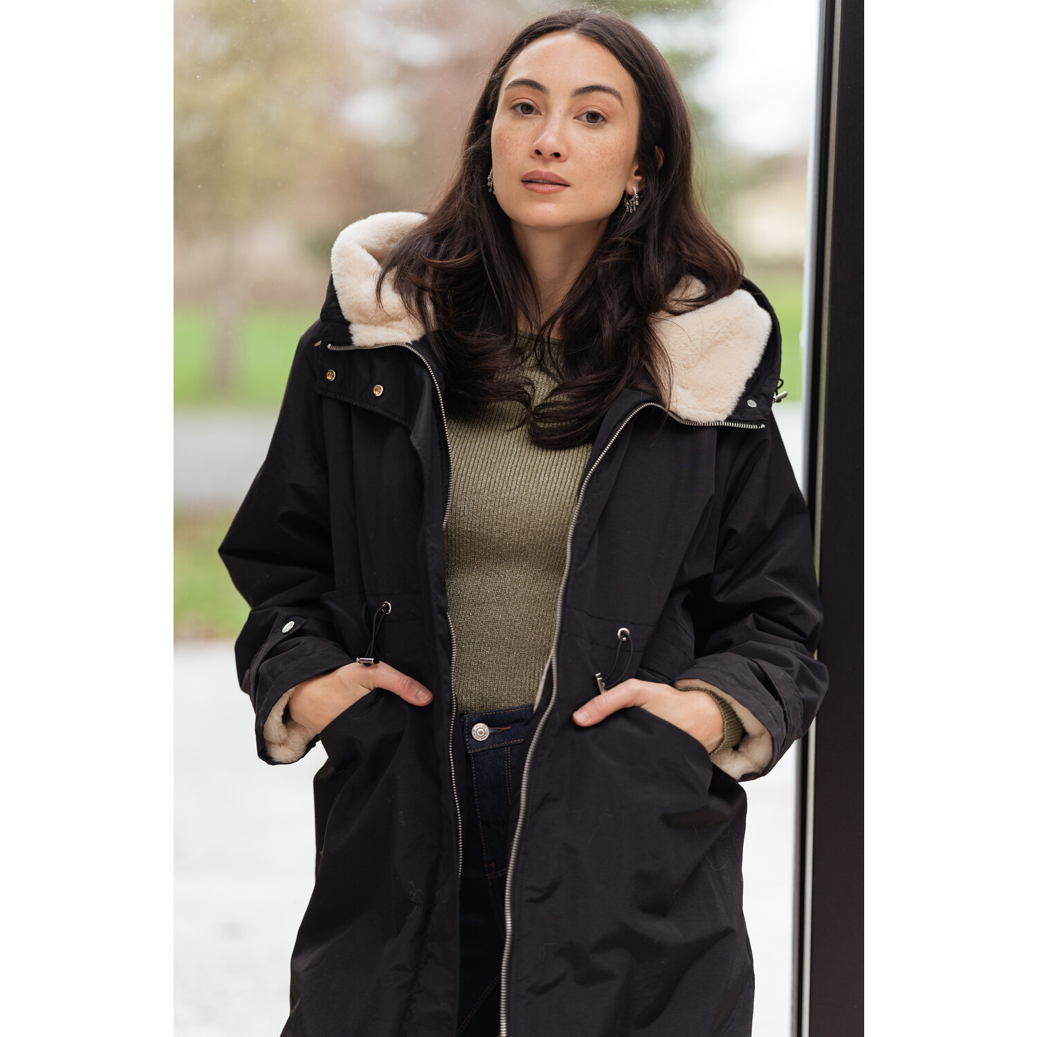 ZELIA doudoune noire