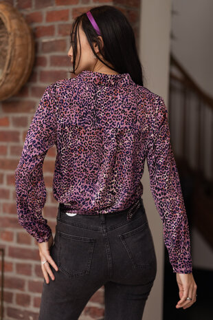 MALOU chemisier mauve MYSTORE