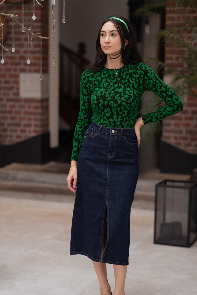 JUDY jupe en jeans brut