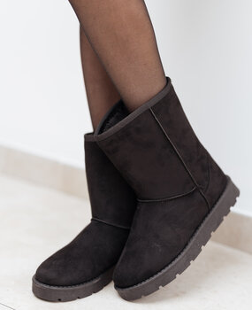 HOUTCH bottines fourrées noires