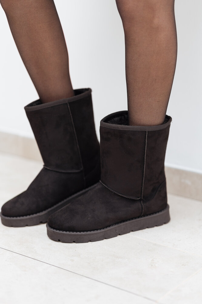 HOUTCH bottines fourrées noires
