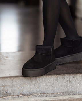 RIANA bottines fourrées plateforme