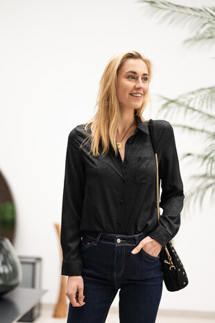 POLIA chemisier noir