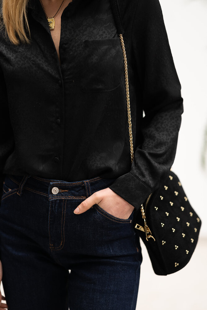 POLIA chemisier noir