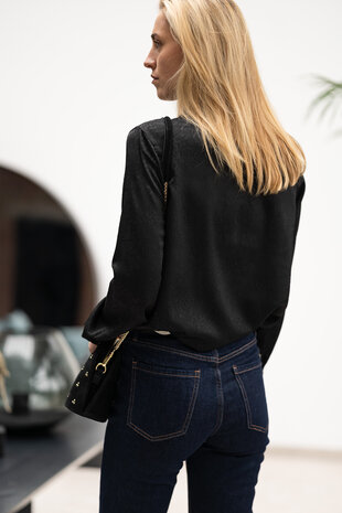 POLIA chemisier noir