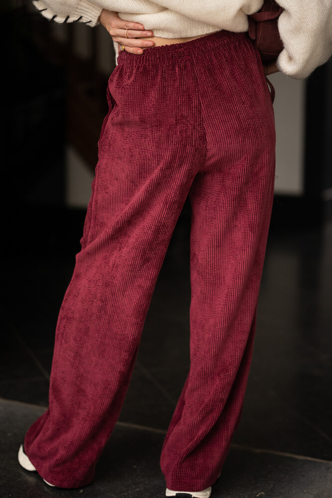 GEMMA pantalon bordeaux GEMMA pantalon bordeaux