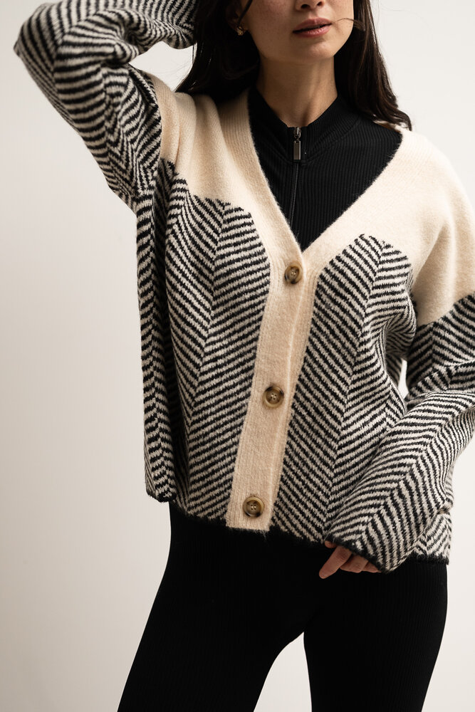 HALINA gilet bicolore HALINA gilet bicolore